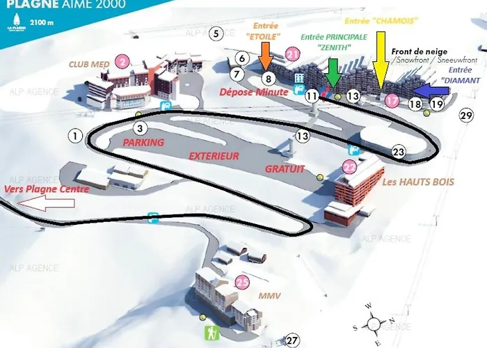 Aime 2000 - 3/4 Pers - Aime 2000 - Plagne Aime 2000 - C08a2 Mae-8814